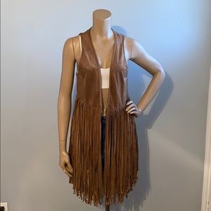 NWT Abercrombie Fringe Vest
